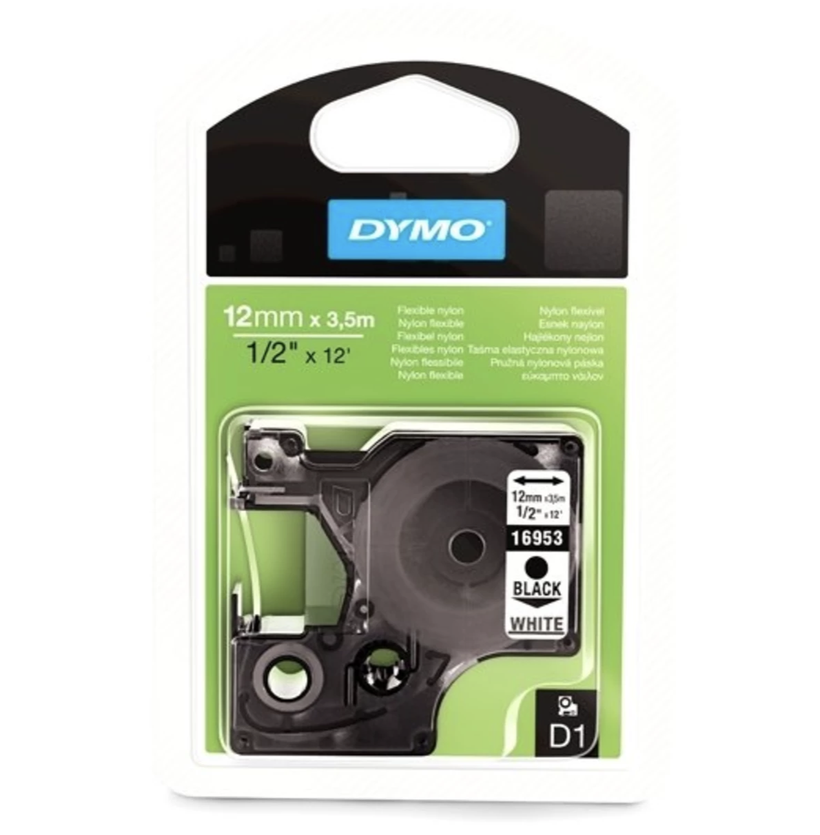 Лента DYMO для принтеров DYMO LM 160, 210D, 280, PnP, 420P, 500 TS; Rhino Pro 6000, 5200, 4200